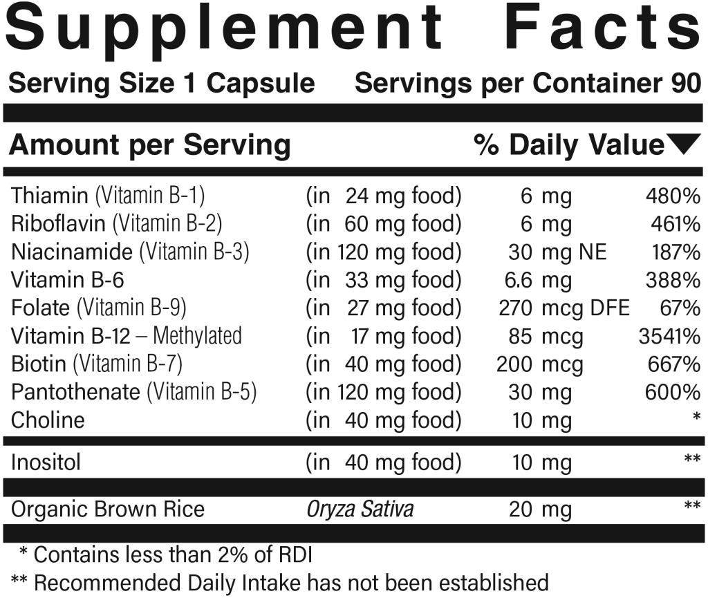 B Stress Complex — 90 Capsules