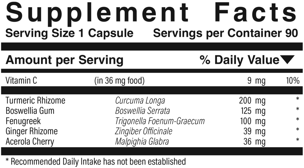 Turmeric-Boswellia C — 90 Capsules