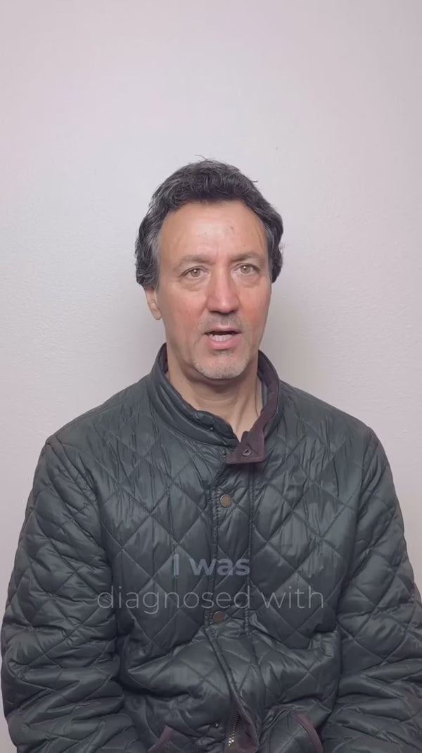 Giulio shares his story of integrative care with Dr. Augustine alongside his cancer treatment